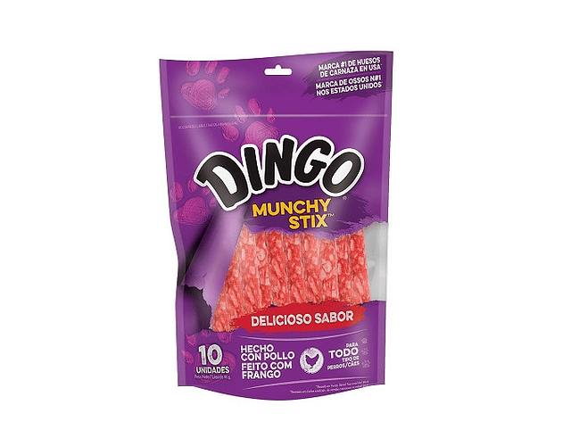 Dingo Munchy Stick 10 unidades