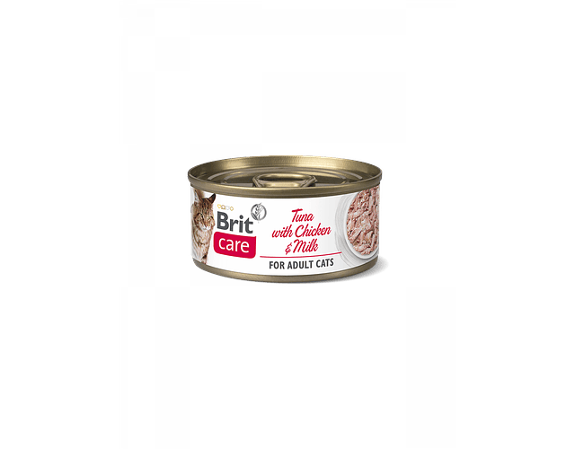 Brit care Pate para gatos Tuna with Chicken and Milk 70g