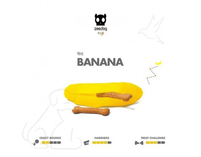 Zeedog Super Banana Dog Toy