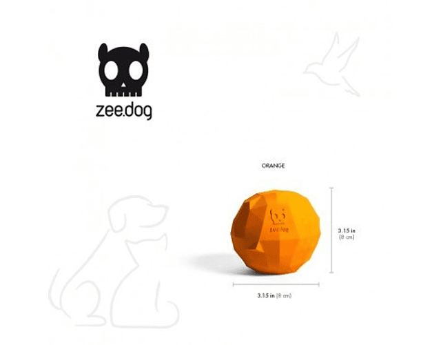 Zeedog Super Orange Dog Toy