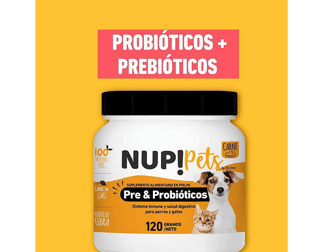 Nupipets Pre & Prebioticos