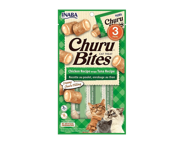 Churu Bites Chicken Recipe wraps Tuna Recipe 30g