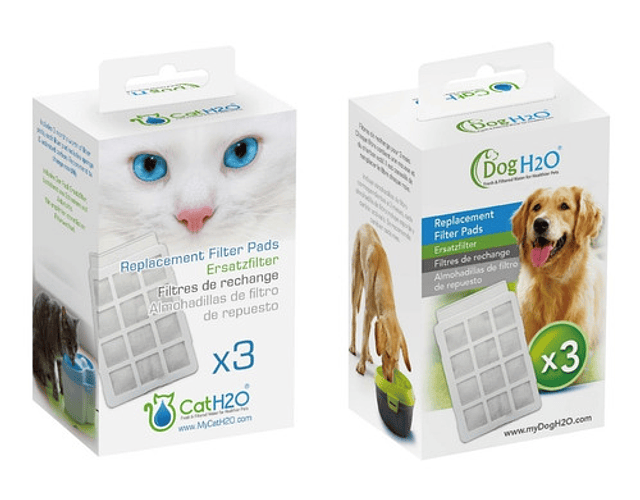 Cat & DogH20 filtros para fuente de agua