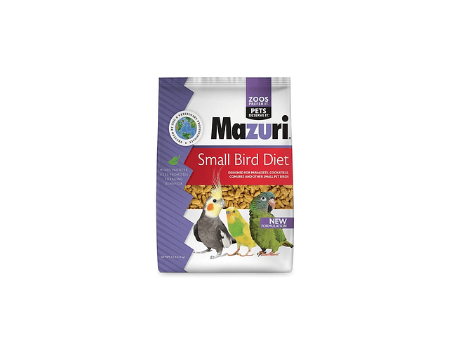 Mazuri alimento para aves pequeñas 1.13kgs