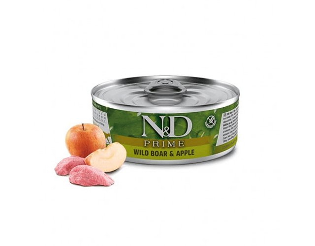 Farmina N&D jabali y manzana 80g