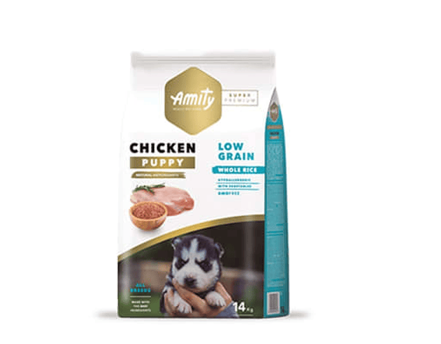 Amity Puppy chicken Low Grain