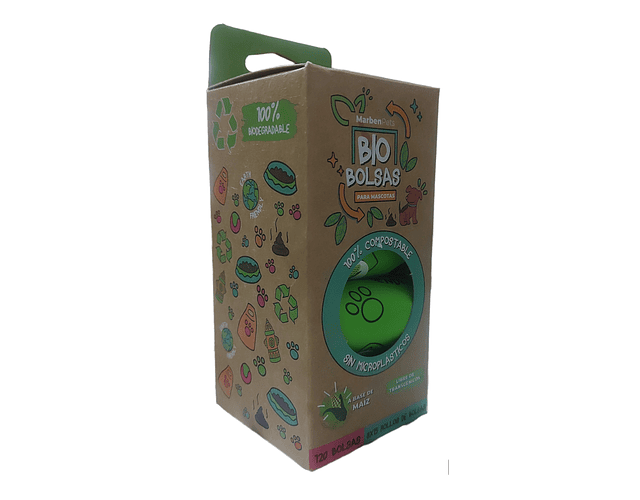 Marbenpets Bolsas Biodegradables 120bolsas