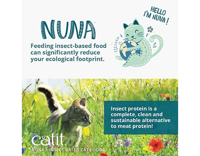 Catit Nuna Snack de Proteina de Insectos y Arenque 60g