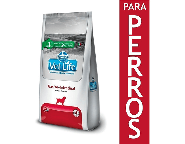 Alimento Vet Life Natural Canine Gastrointestinal Para Perro Todos Los Tamaños Sabor Mix En Bolsa De 2kg