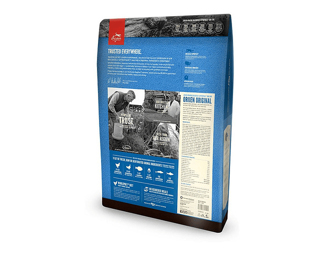 Alimento Orijen Original Para Perro Adulto Todos Los Tamaños Sabor Mix En Bolsa De 2kg