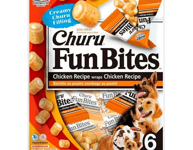 Churu Fun Bites Chicken Recipe 6 Packs 