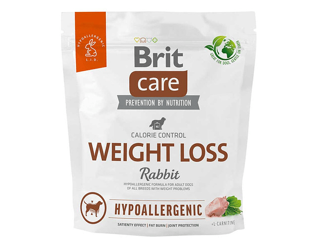 Alimento Brit Care Special Weight Loss Para Perro Todos Los Tamaños Sabor Conejo Y Arroz En Bolsa De 1kg