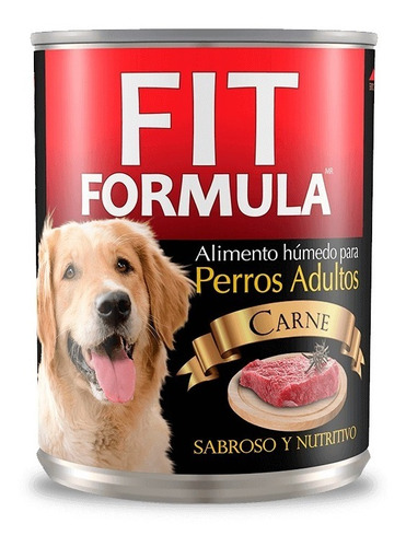 FIT LATA ALIMENTO HÚMEDO PERRO ADULTO FIT CARNE 280 G