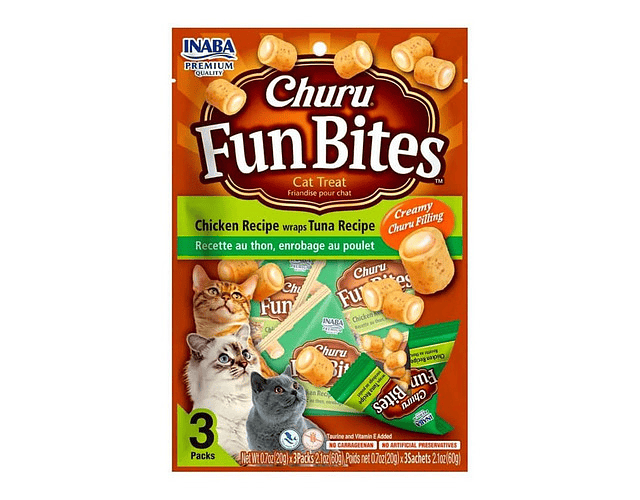 Churu Fun Bites Pollo Atun Para Gatos