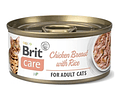 Alimento Húmedo Gato Brit Care Pollo Y Arroz 70gr. Np