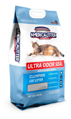Arena para Gato Aroma Lavanda Ultra Odor Seal America Litter 7 kg