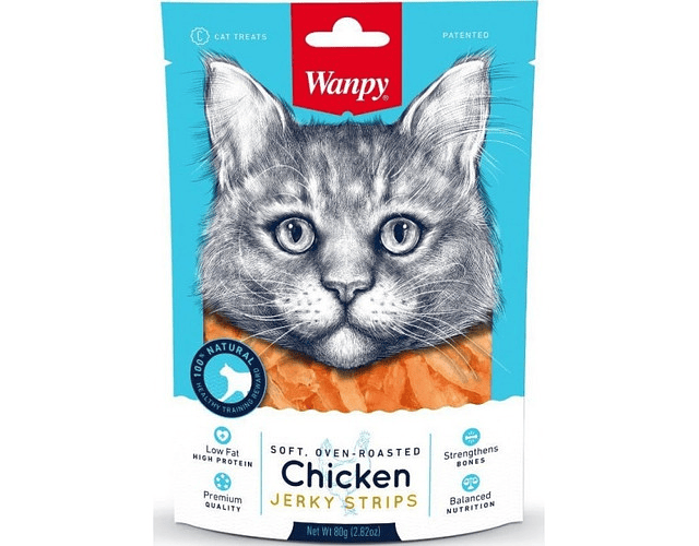 Wanpy Pollo Para Gatos 80g