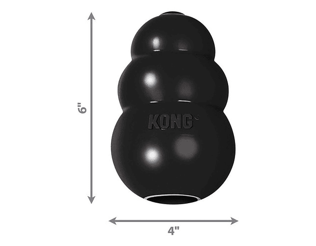 Juguete Para Perros Kong Extreme, Talla X X L, Color Negro