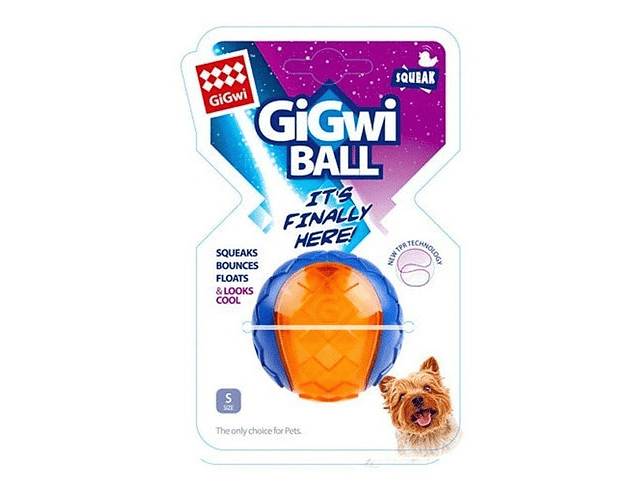 Pelota Talla S Squeaker Gigwi Para Perro