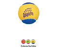 Juguete Para Perro Pelota Birthday Kong Sonido Pack 3 Unid Color Multicolor