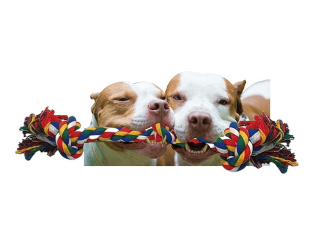 Cuerda Con Nudos 40cm Pawise Juguetes Perros/ Color Multicolor