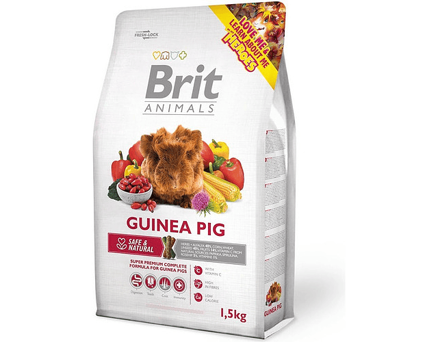 Alimento Brit Animals Guinea Pig Cuy 1.5kg Np