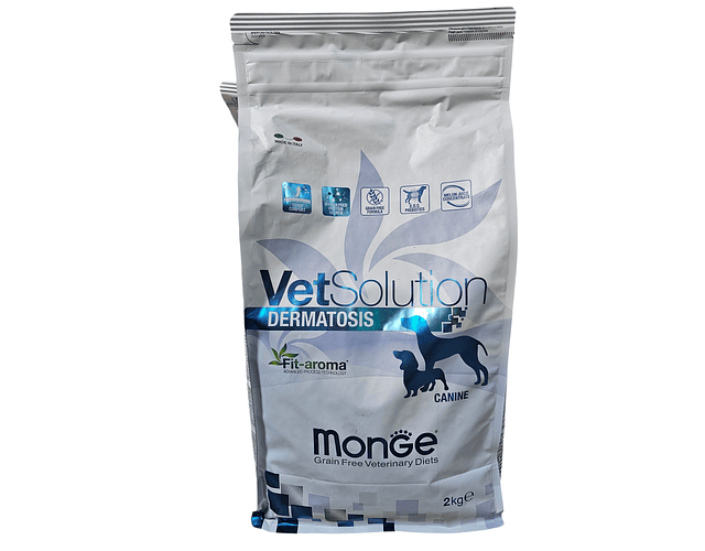 Monge vet solution Dermatosis para perros 2kgs