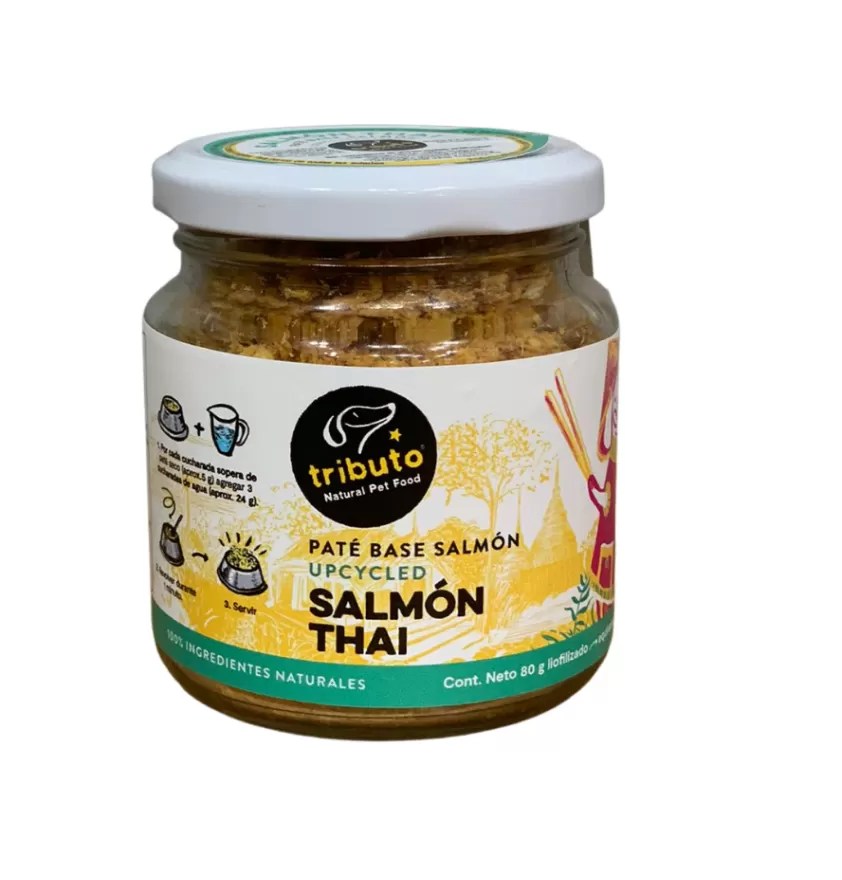 Tributo pate liofilizado Salmon Thai 80g