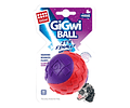 Pelota Para Perros Gigwi Ball Squeaker Medium Color Rojo
