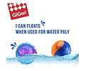 Pelota Para Perros Gigwi Ball Squeaker Medium Color Rojo