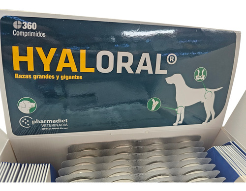 Hyaloral Perros Grandes/ Gigantes Blister De 12 Comprimidos