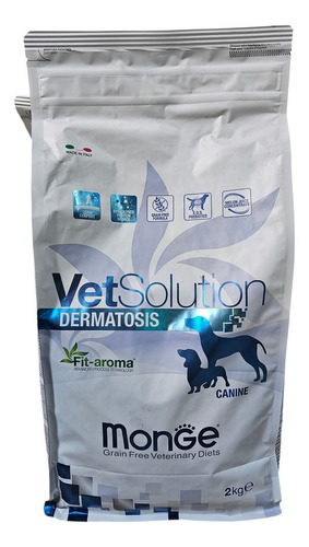MONGE VETSOLUTION DERMATOSIS PERRO 2KG