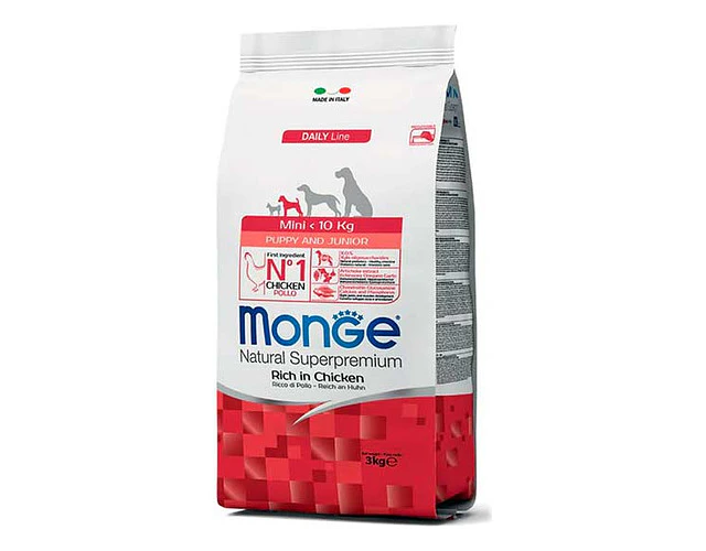 Monge Mini Puppy De Pollo 3 Kg