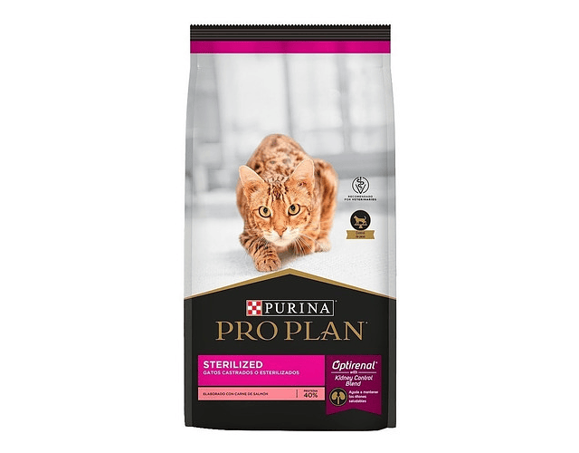 ProPlan Optirenal Sterilized Para Gato Adulto Sabor Salmón Y Arroz De 3 Kg