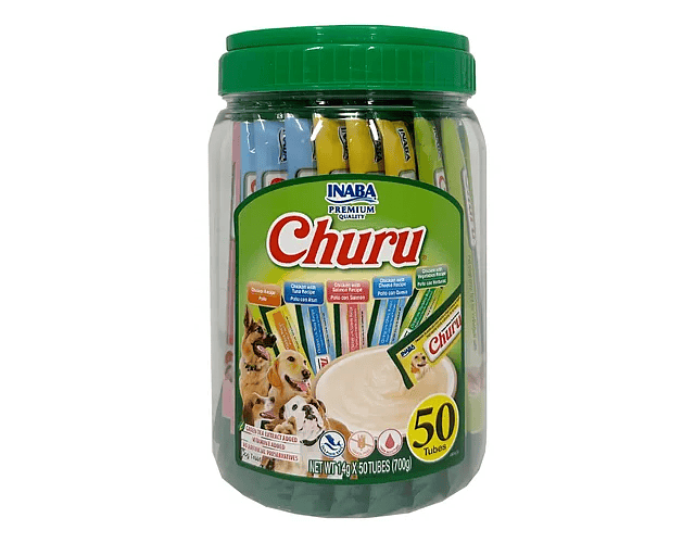 Churu perros Variedades de pollo 50tubos