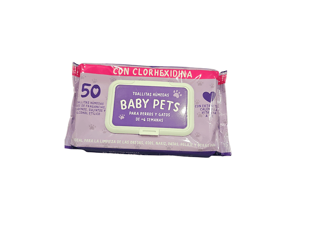 Marbenpets toallitas humedas con clorhexidina 50 toallitas