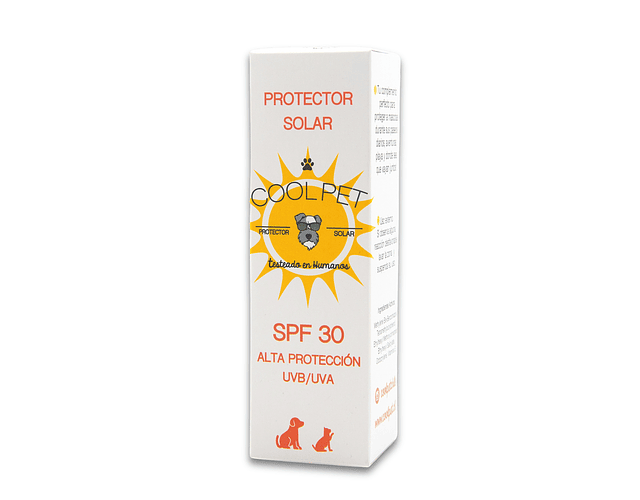 Cool pet protector solar spf 30 para mascotas 60ml