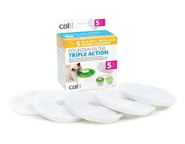 Filtro Catit Triple Action 5 Unidades