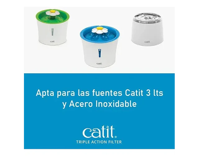 Filtro Catit Triple Action 5 Unidades