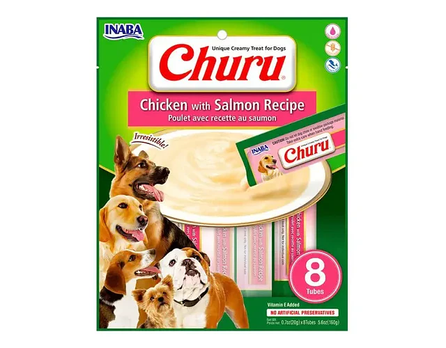 Churu Para Perro Pollo Con Salmón - 8 Und
