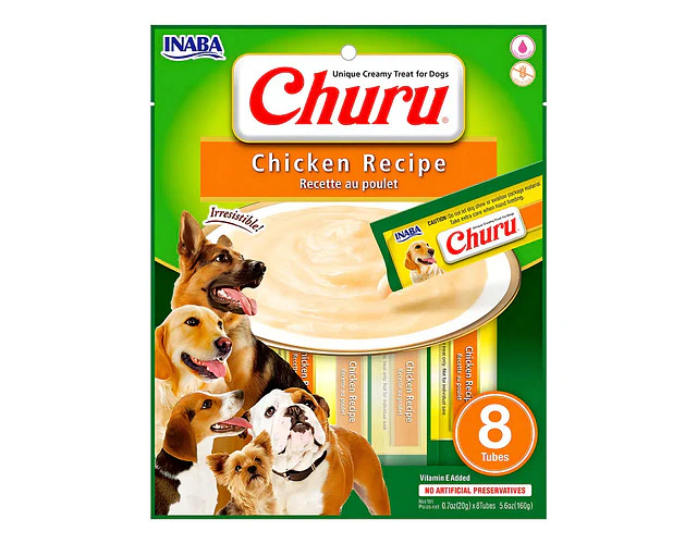 Churu Perro De Pollo 20g X8 Tubos