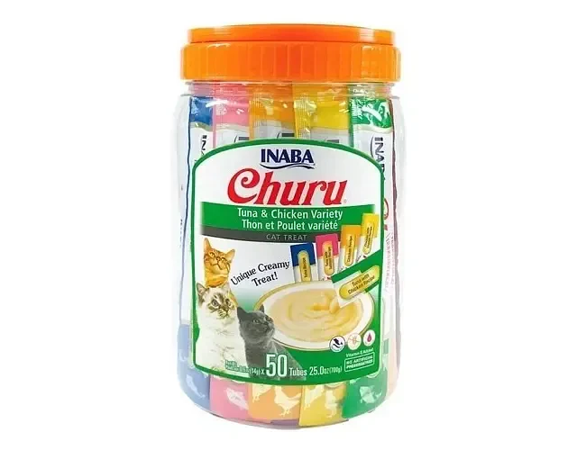Churu Gatos - Tarro Variedades Atún Y Pollo - 50 Tubitos