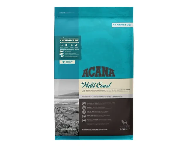Acana Wild Coast Alimento Para Perro Todos Los Tamaños Sabor Mix En Bolsa De 9.7kg