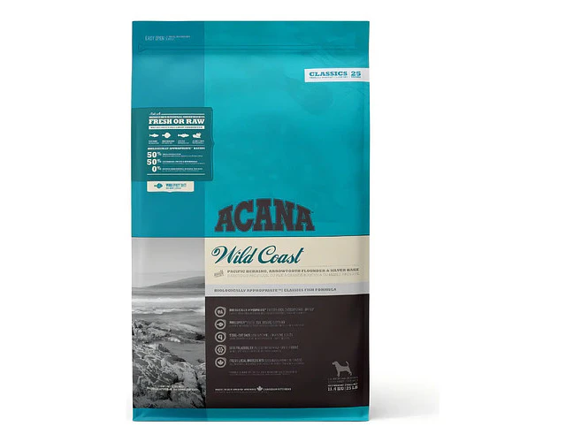 Acana Wild Coast Alimento Para Perro Todos Los Tamaños Sabor Mix En Bolsa De 9.7kg