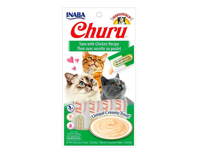 Churu Gato Sabor Atun Variedades Pack X50 Tubos