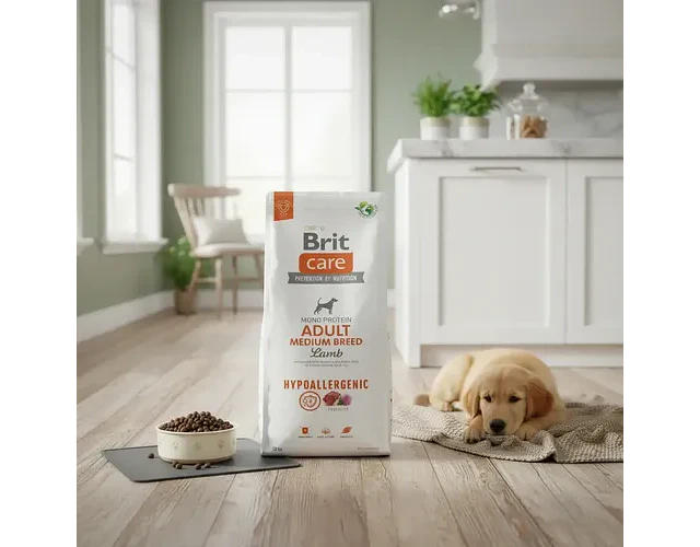 Brit Care Hypoallergenic Para Perro Adulto Raza Mediana 12kg Cordero
