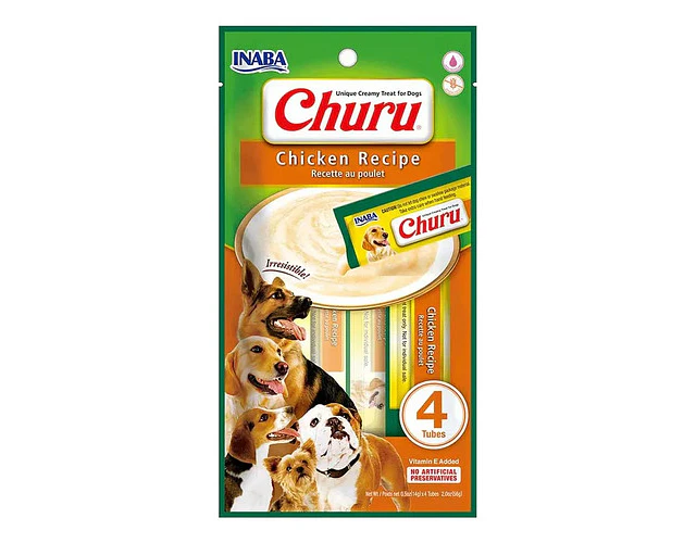 Snack Para Perro Cremoso Inaba Churu Pollo 14 Gr