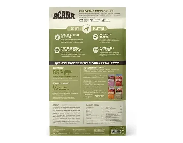 Acana Pork And Squash Perro 2 Kg