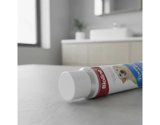 Pasta Dental Para Perros Bio Line Menta 100g Libre De Crueldad
