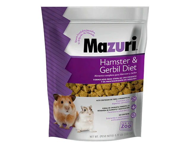 Alimento Mazuri Hamster Jerbo 350 Gr